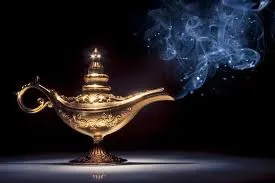 Lámpara cuento Aladino y la lámpara maravillosa