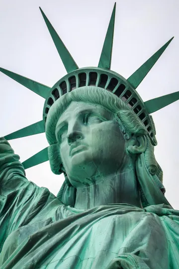 Estatua de la libertgad, simbolo del sueño americano